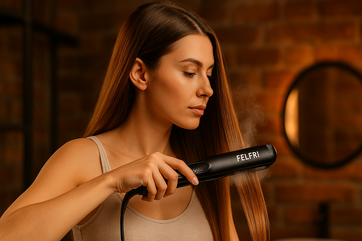 Паровой выпрямитель для волос