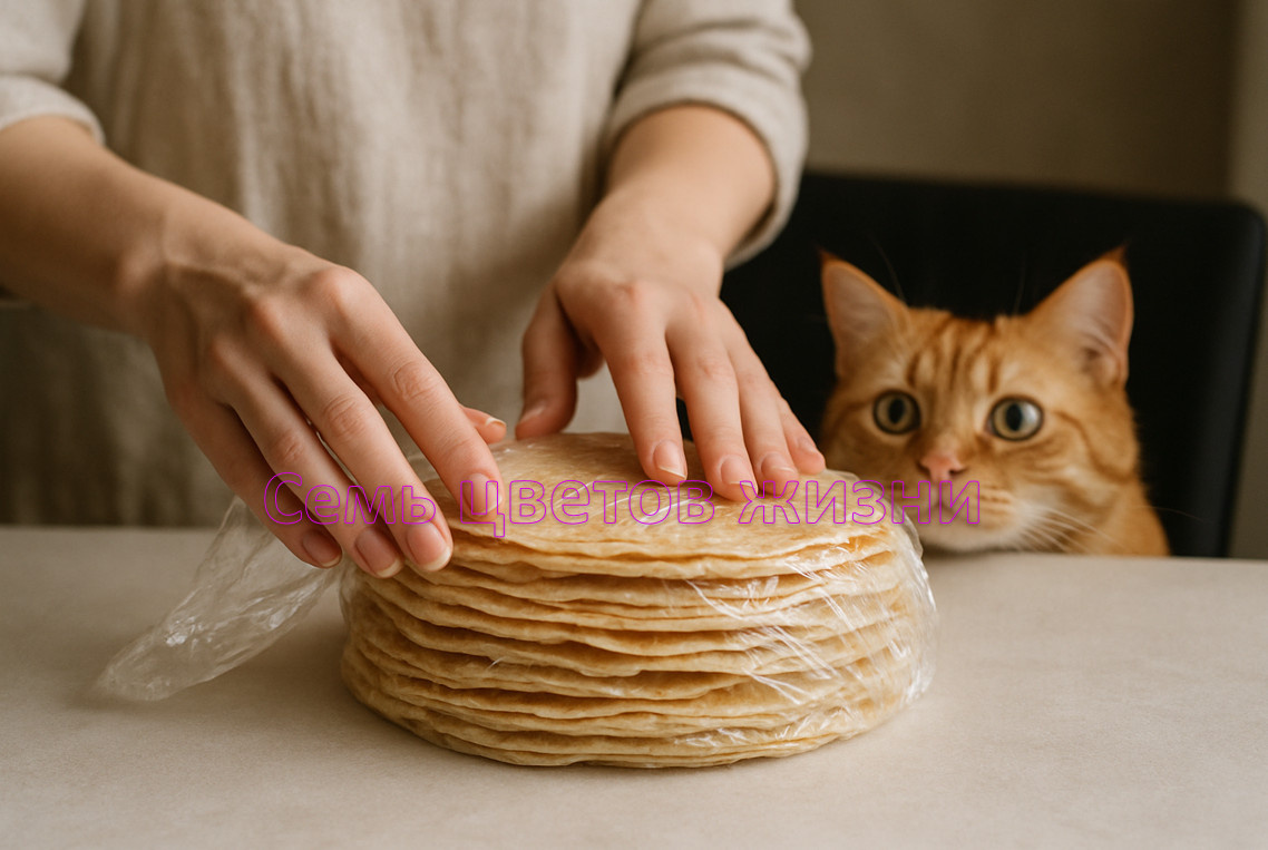 Замораживаем блины