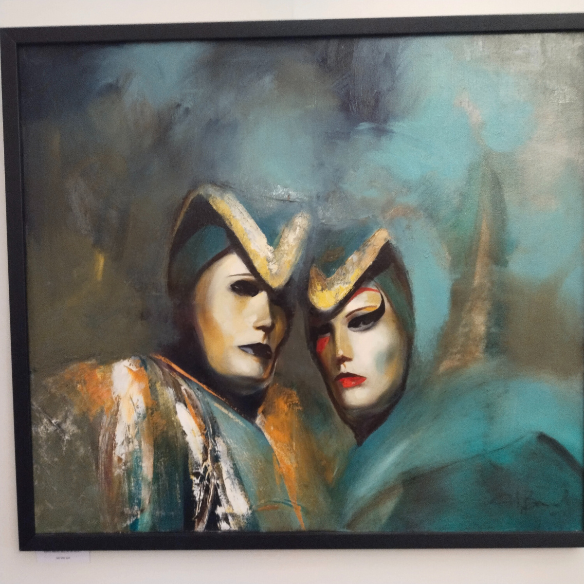 Фото с выставки живописи