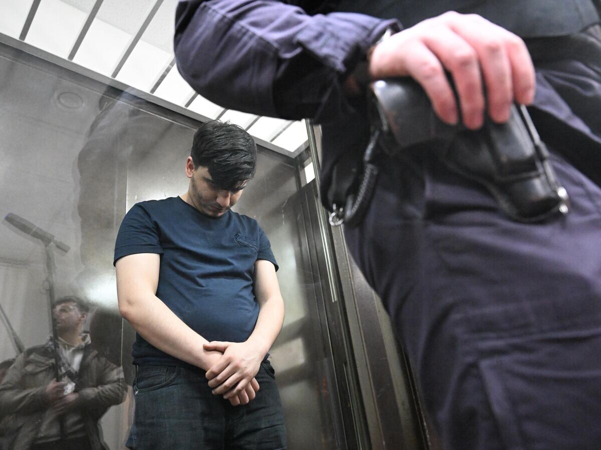    Шахин Аббасов в зале заседаний Замоскворецкого суда в Москве© РИА Новости / Илья Питалев