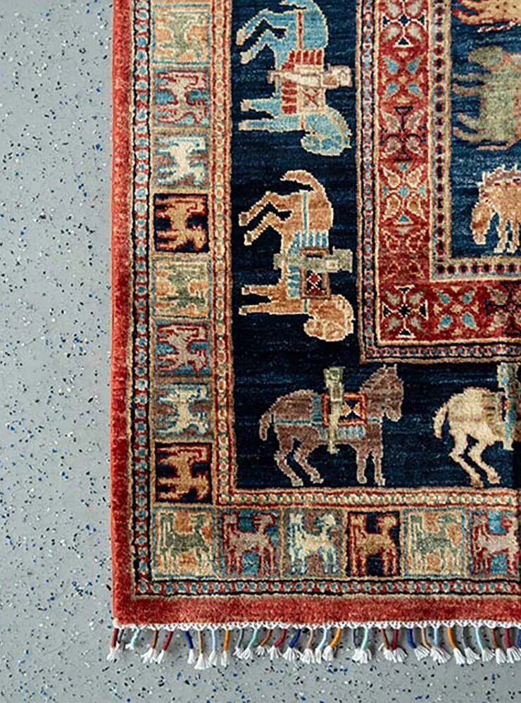 Афганский шерстяной ковер ручной работы из мягкой овечьей шерсти. Источник: carpethauser.ru