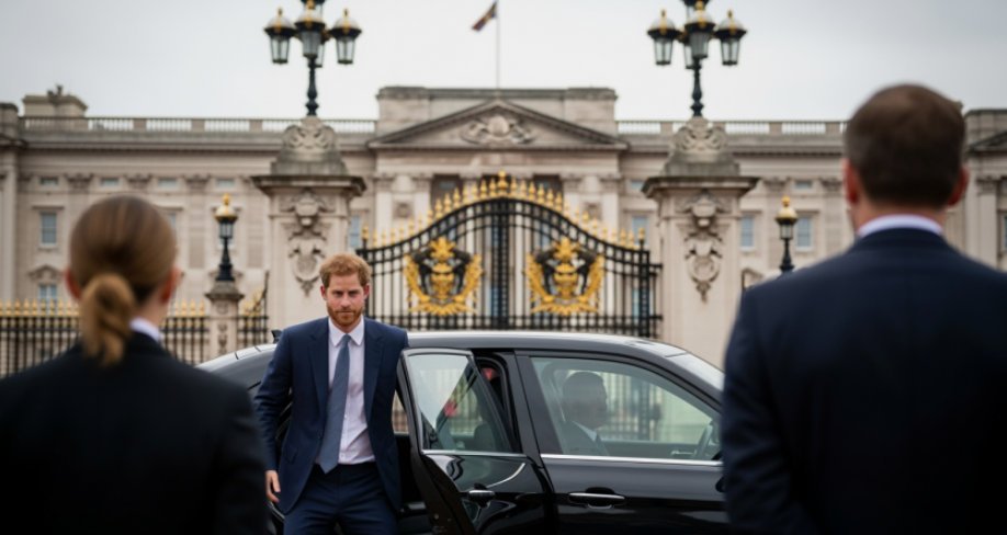 Неласковый прием принца Гарри: вход для посетителей и встреча, продлившаяся меньше перерыва на кофе