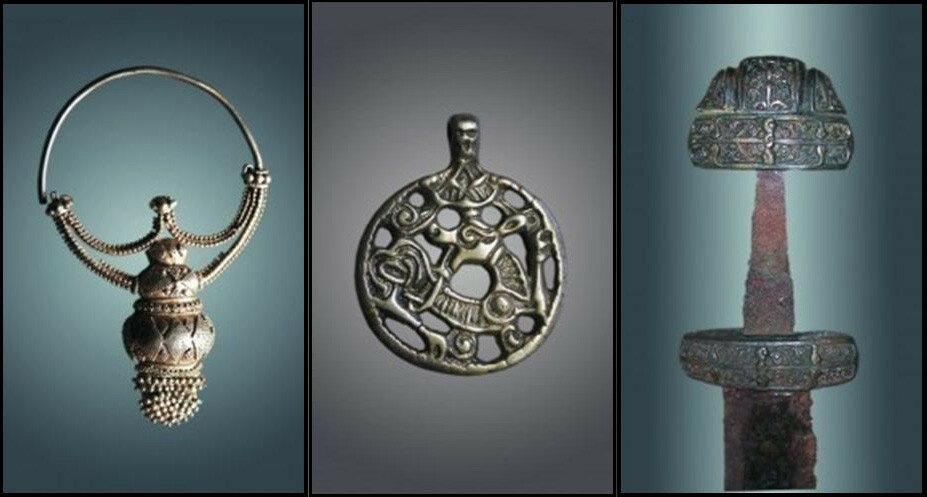 Подобные предметы, найденные в древнерусских курганах, — вещественное доказательство присутствия скандинавов.