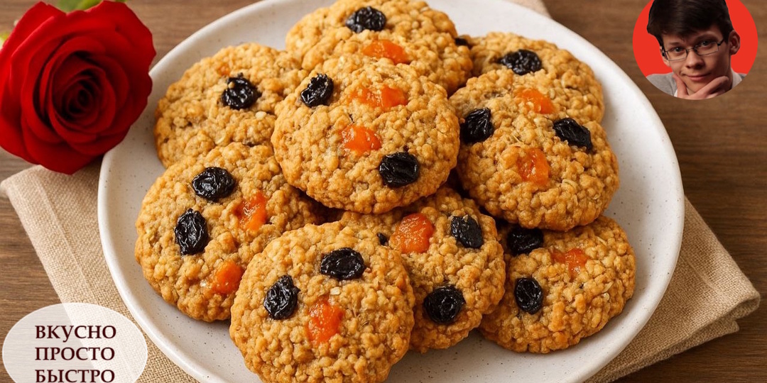 ОВСЯНОЕ ПЕЧЕНЬЕ БЕЗ ВЫПЕЧКИ на сковороде. Белковое, без сахара и масла! Готовится за 10 минут