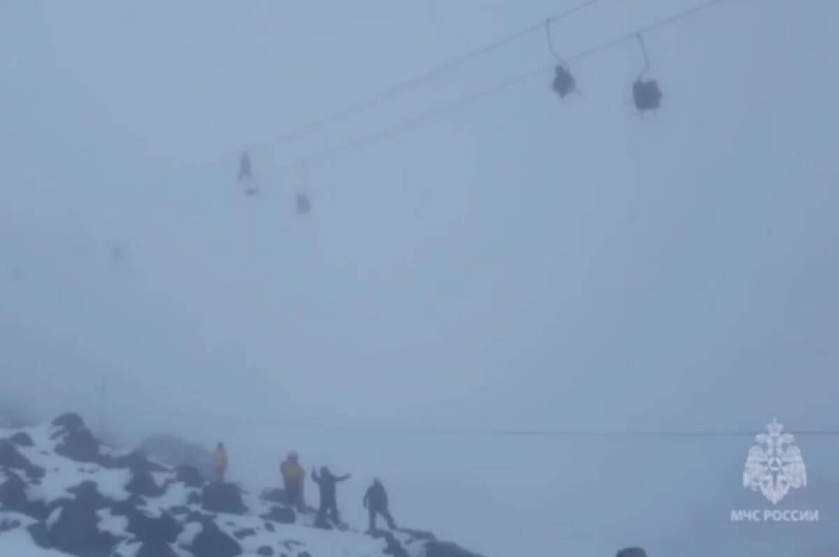    С повреждённой канатки сняли 35 человек.