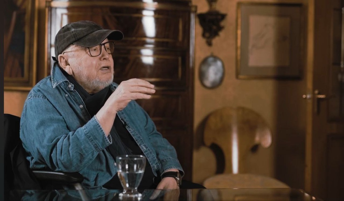 Скриншот из интервью, которое Сергей Соловьев дал 1 декабря 2021 года YouTube каналу СВОИ  