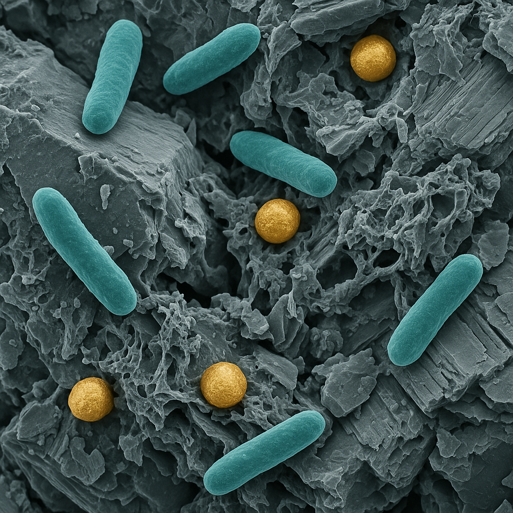 Бактерии извлекают упорное золото