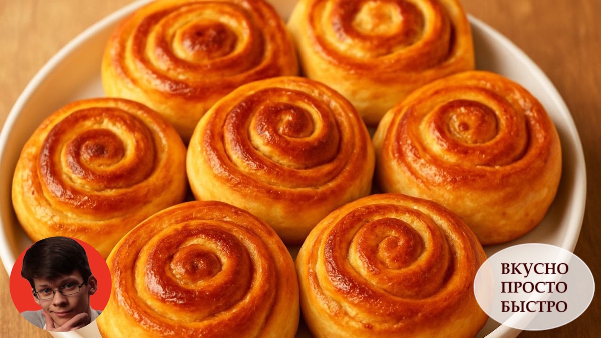 БУЛОЧКИ С ТВОРОЖНОЙ НАЧИНКОЙ - Вкусно Просто Быстро