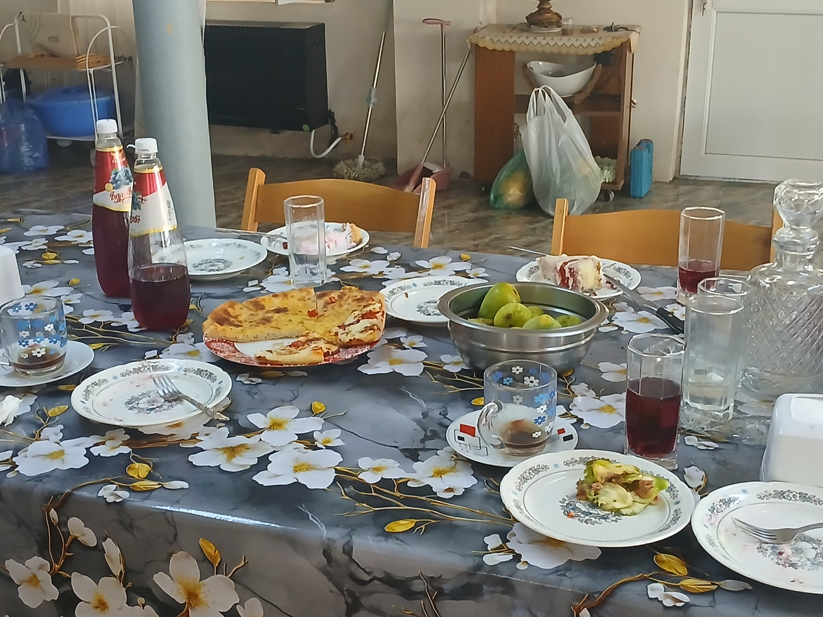 Застолье в Грузии. 