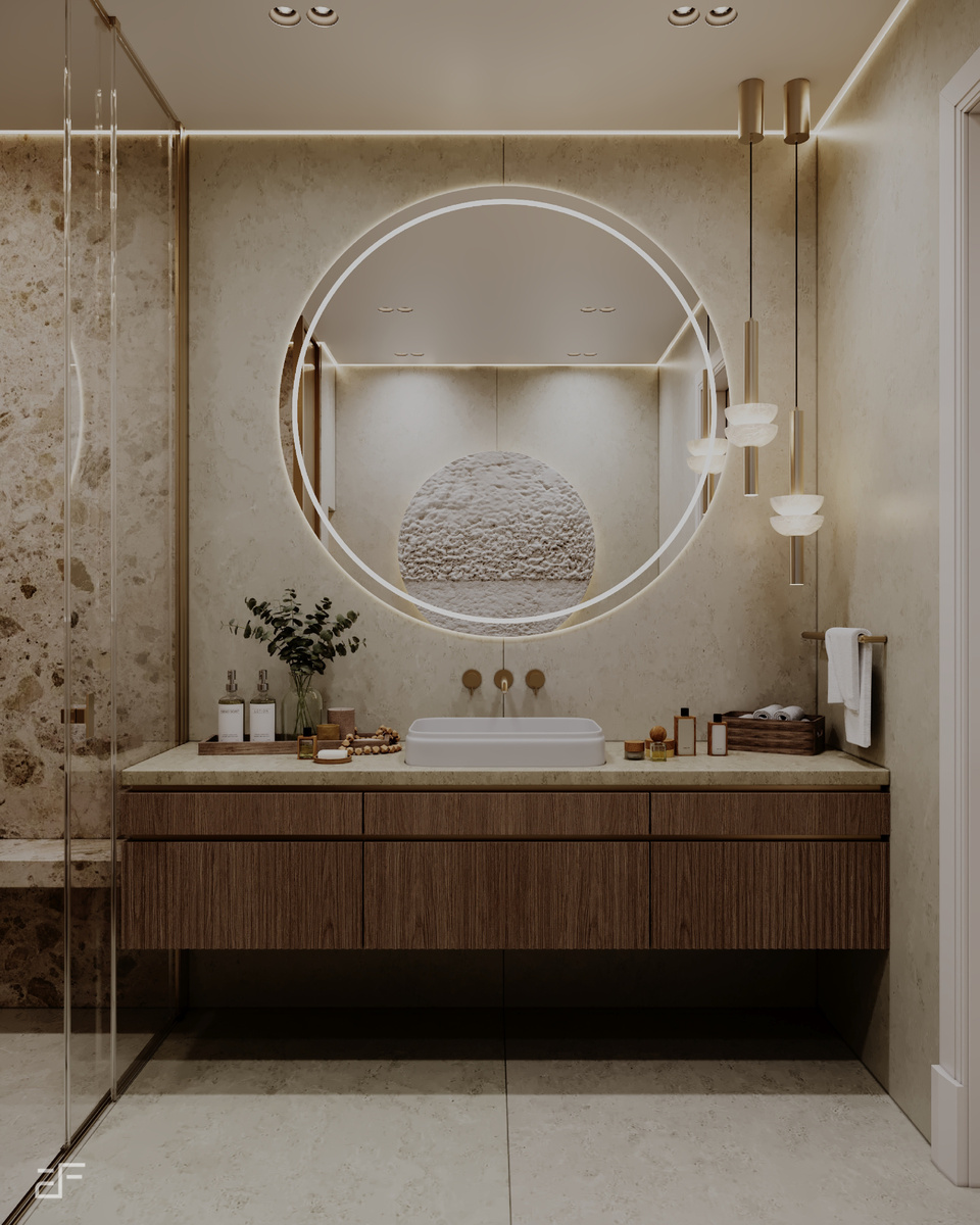 Вечная гармония стиля: интерьер ванной комнаты «Foriver»