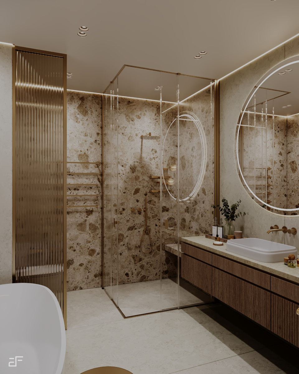 Вечная гармония стиля: интерьер ванной комнаты «Foriver»