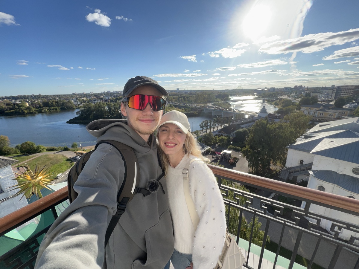 Вид на Ярославль с колокольни!