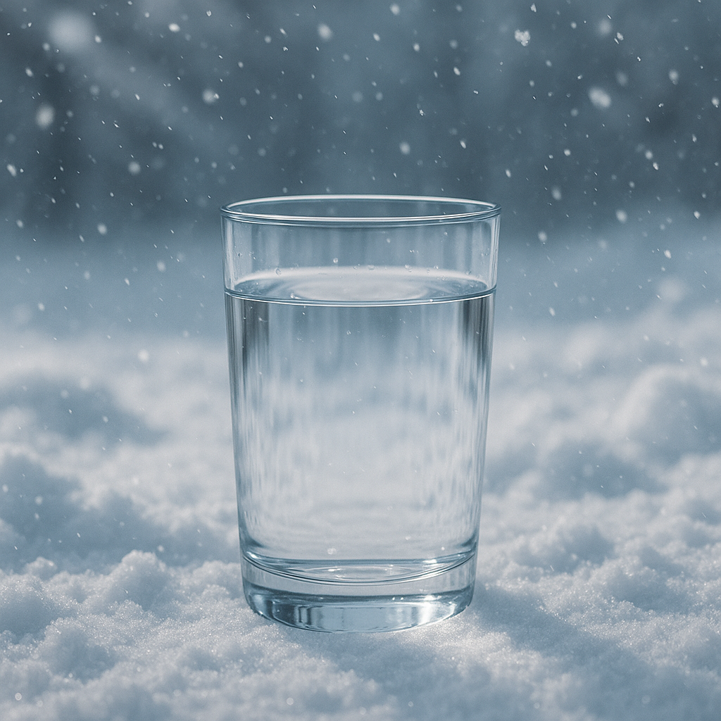 Жидкость остаётся жидкой на морозе