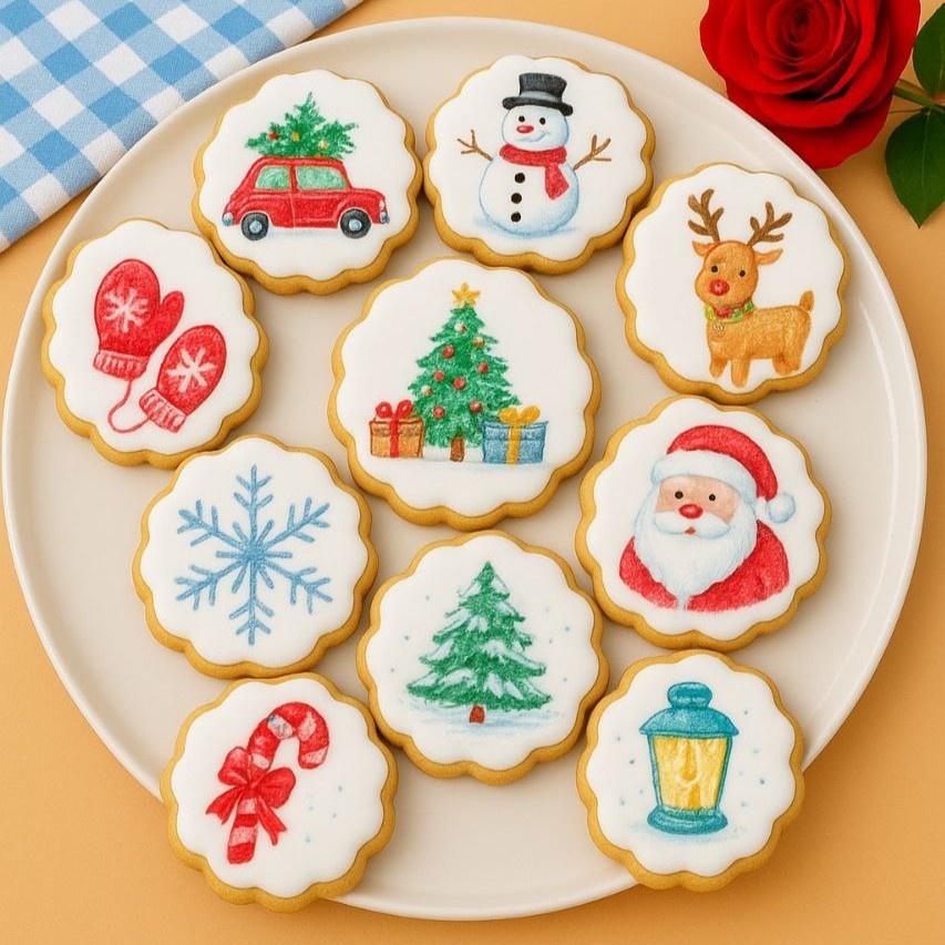 ИМБИРНОЕ ПЕЧЕНЬЕ С РИСУНКОМ - Вкусно Просто Быстро