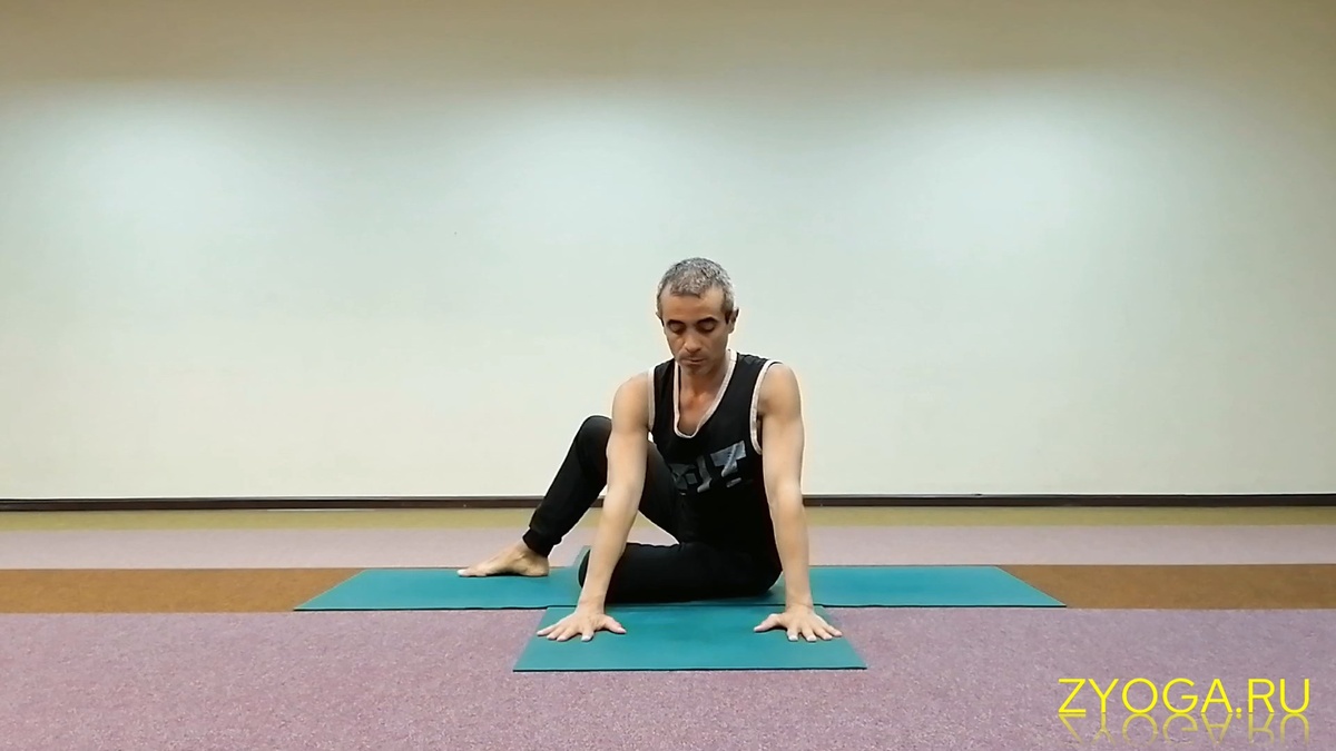 Переход из позы сидя в позу стоя на коленях / Transition from a seated to a kneeling pose