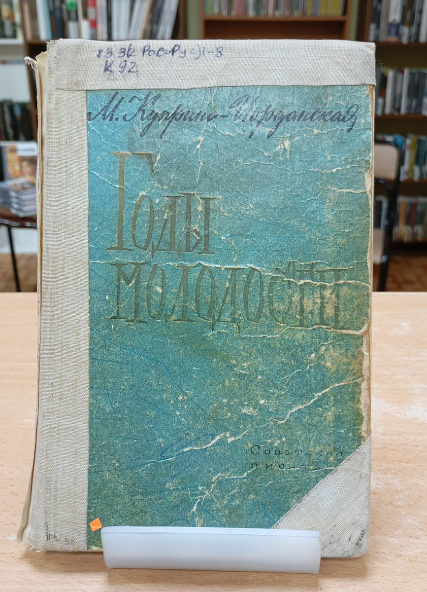 Фотография автора. Я читала именно этот экземпляр, 1960 года издания. Вот в таком состоянии он хранится до сих пор в нашей библиотеке.