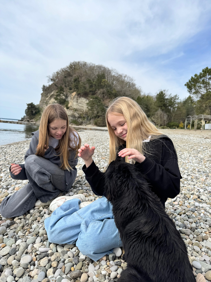 пляж на даче Горбачева 