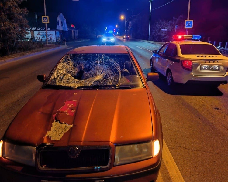     «Шкода» сбила пешехода на переходе в Курском районе