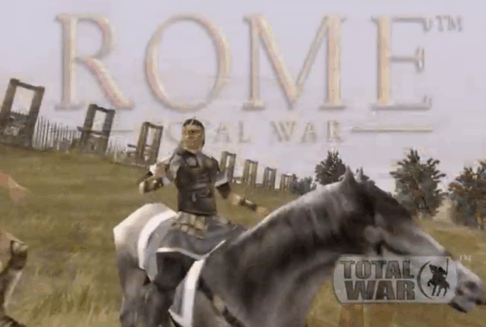 Gif картинка "Отрывок из трейлера игы Rome: Total War"