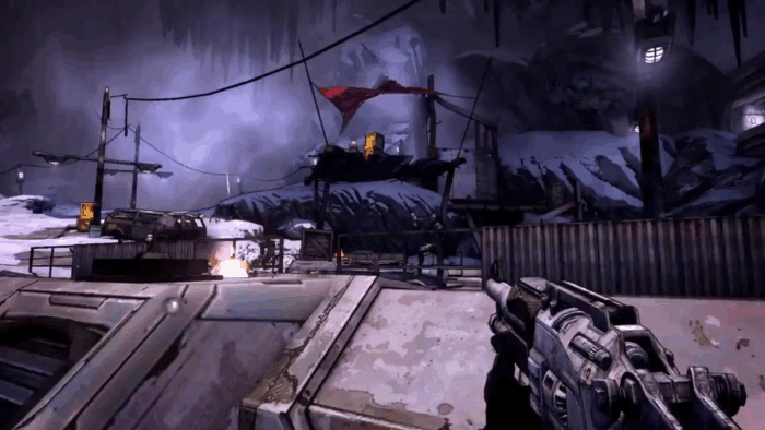 Gif картинка "Отрывок из трейлера Borderlands 2"