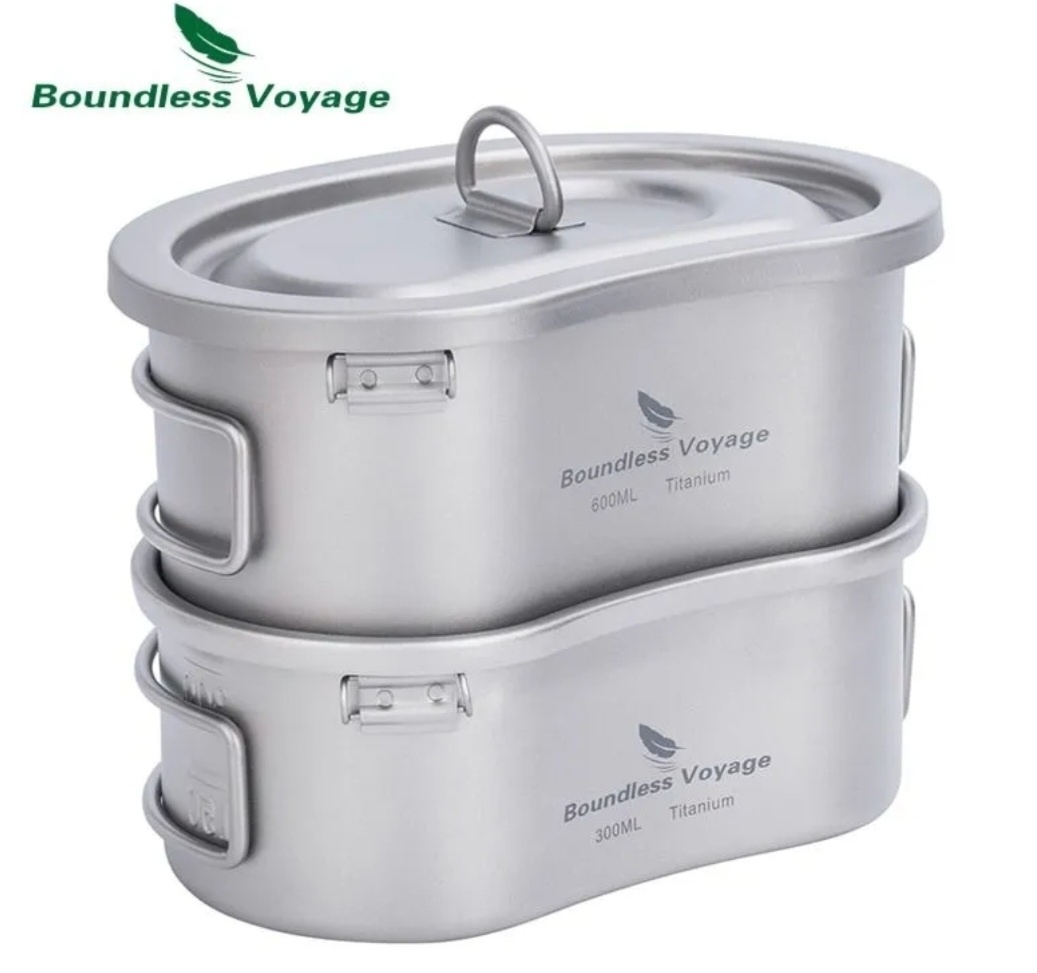 Набор из котелка и подкотельника от Boundless Voyage. Скриншот из открытых источников интернета.