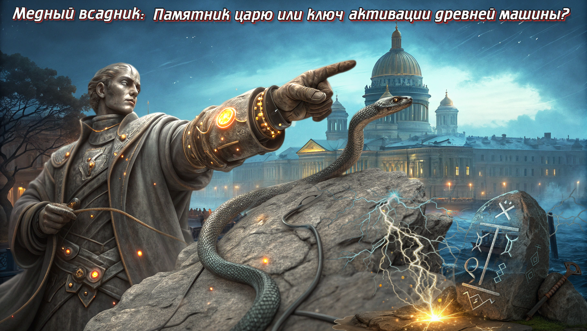 Медный всадник: Памятник царю или ключ активации древней машины?