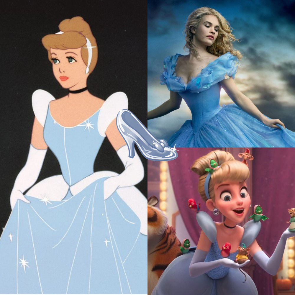 Разные интерпретации Золушки Disney