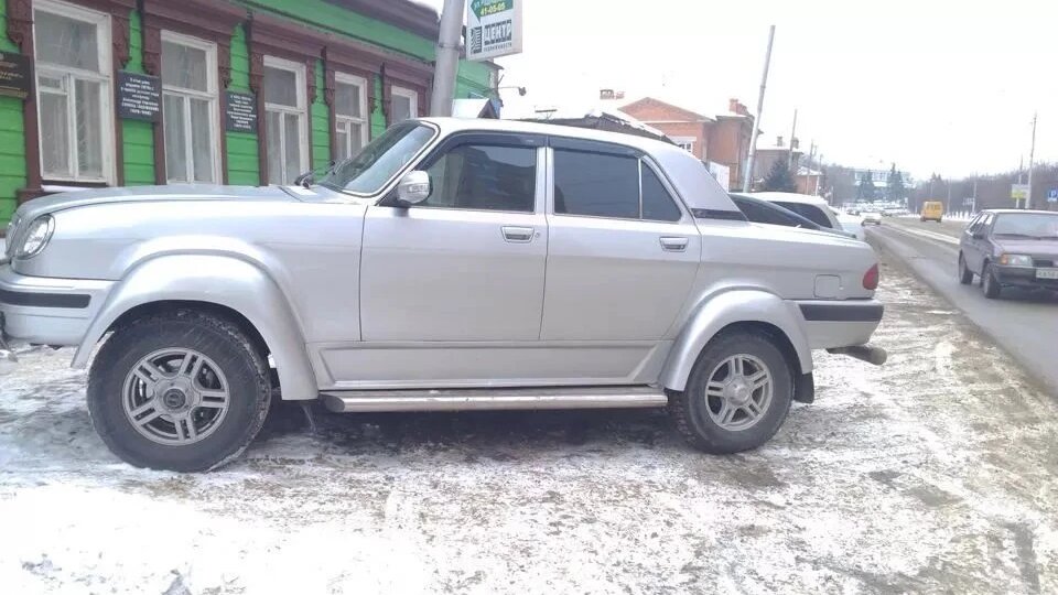Мужик с руками сделал внедорожник из гнилой ГАЗ-3110 Волга: и теперь она покруче Патриота