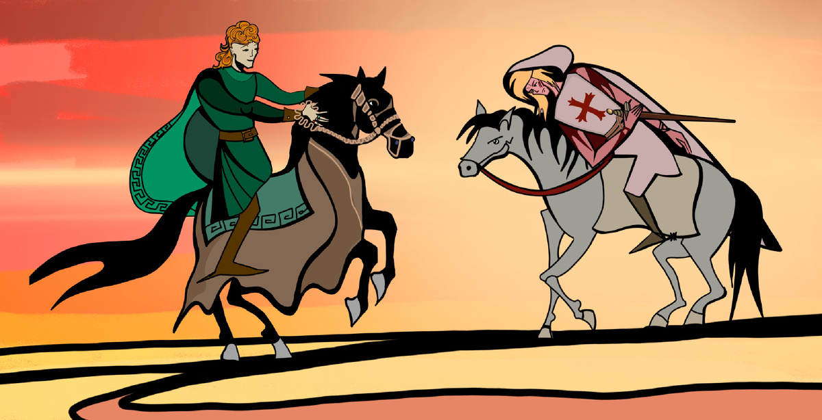 Первая встреча Сандро и Элиша 