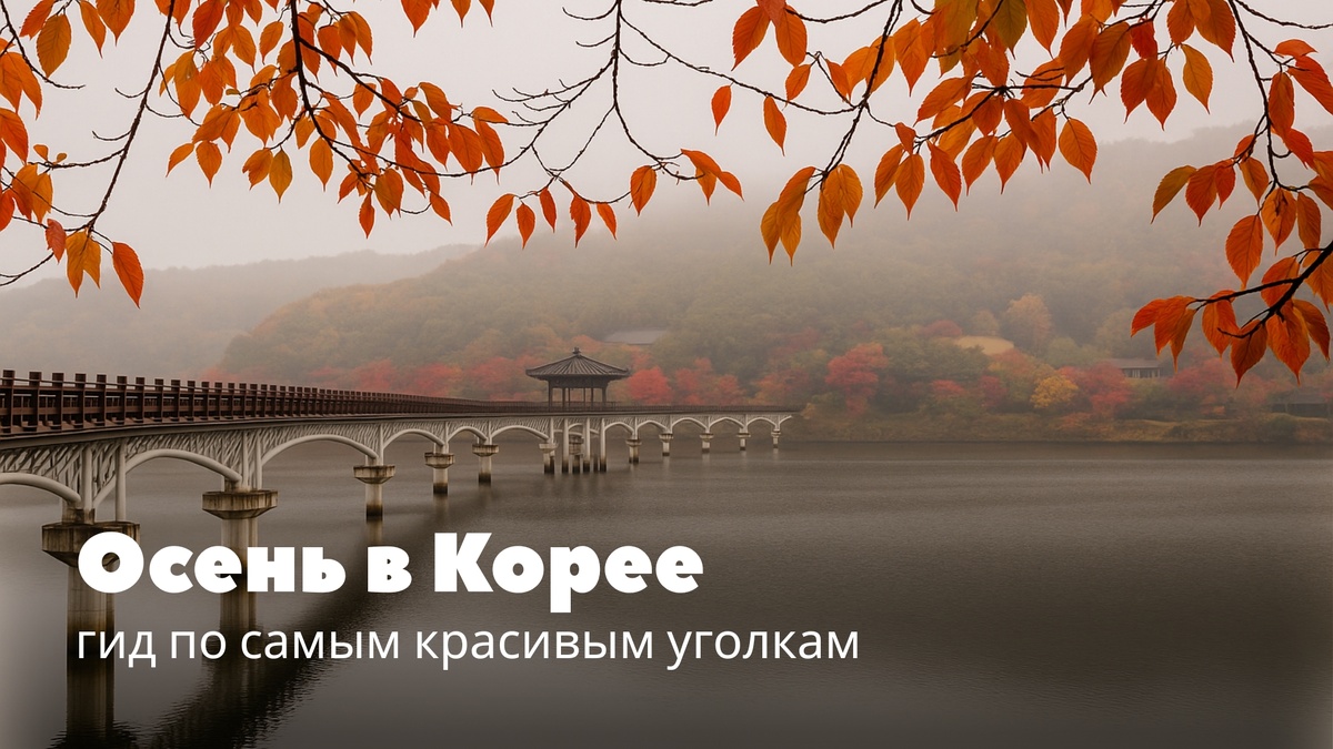Осень в Корее: гид по самым красивым местам