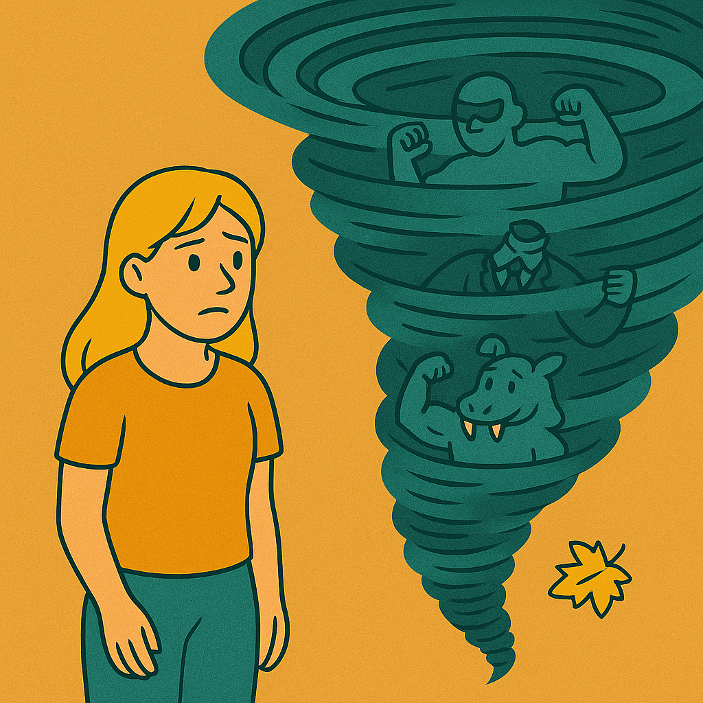 закручивает очень постепенно. Ломая косточку личности за косточкой.