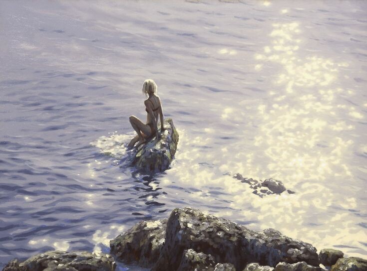 Слушать дыхание волн, худ. А. Адамов