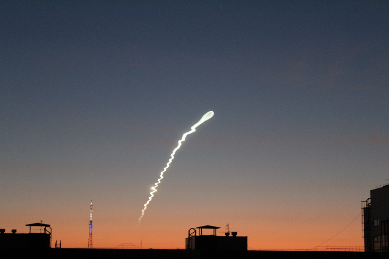   Красивейшая медуза проплыла в небе над ПетрозаводскомНадежда Ляпсина