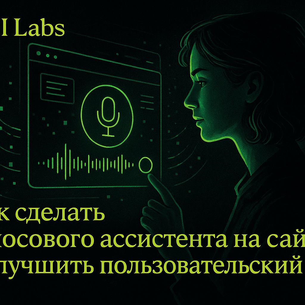    Голосовой ассистент на сайте для автоматизации и роста продаж