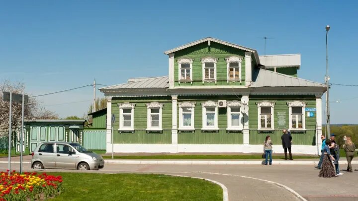 домик Куприна в Коломне, с памятной доской