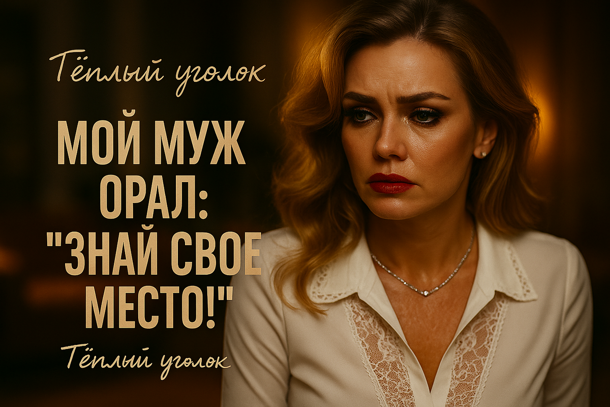 Мой муж орал: Знай свое место! — а через год ползал передо мной на коленях