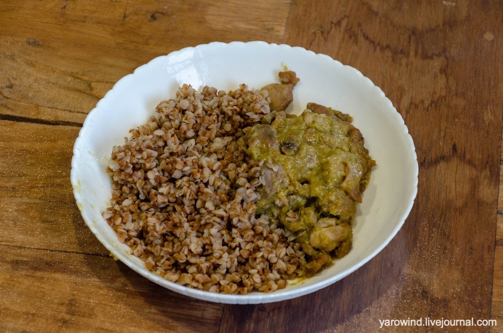 Курица с ревенем