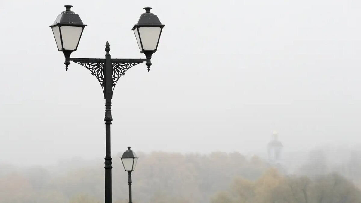    Туман в Москве.