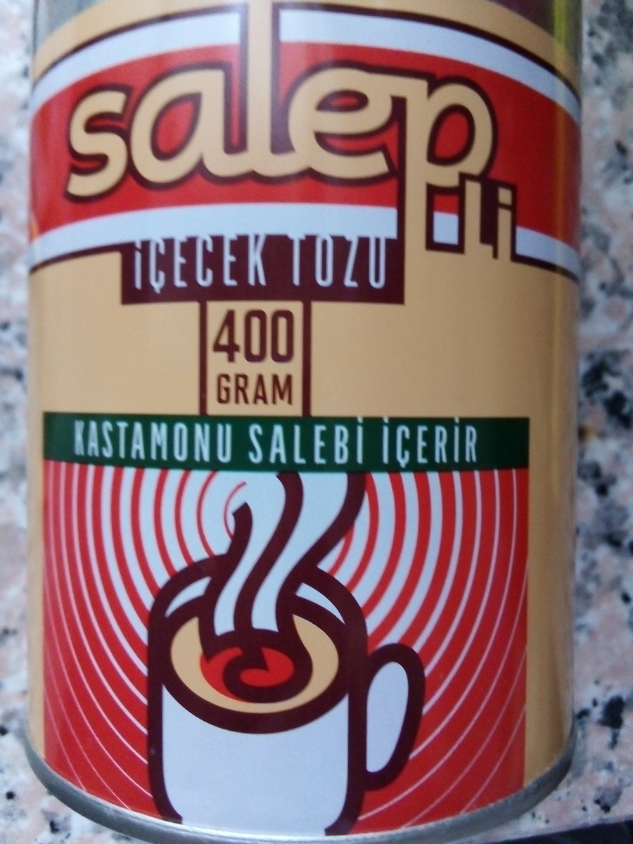 Салеп в жестяной банке