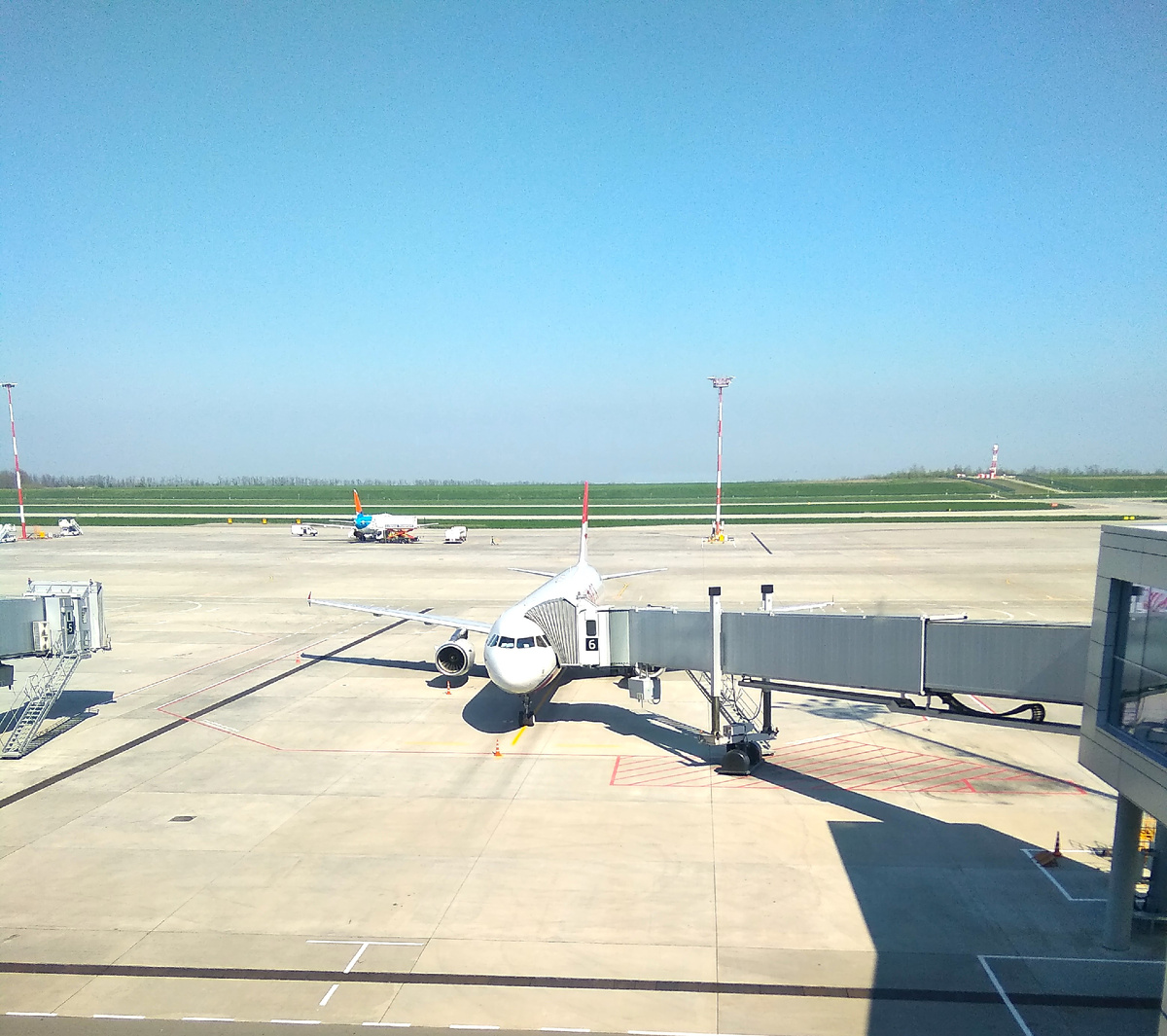 Самолет в аэропорту "Платов" в Ростове-на-Дону (2019 год)