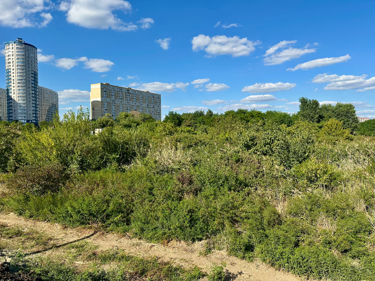 Место около будущей школы для одаренных детей.