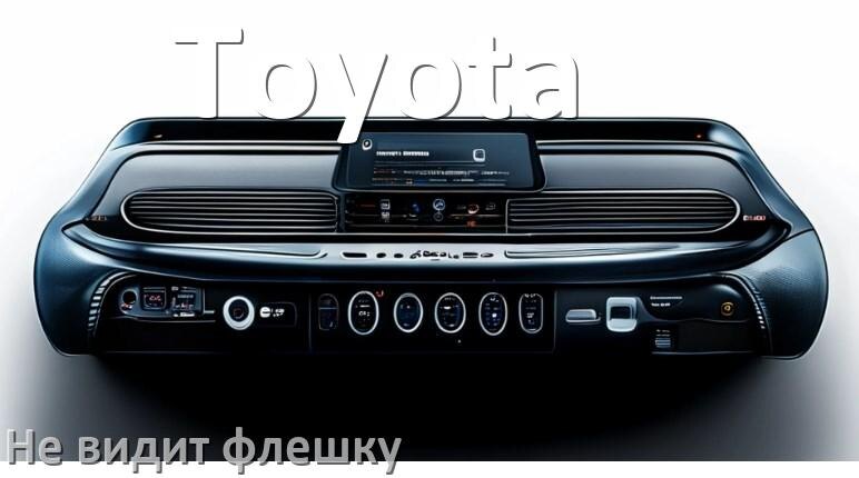 
Почему магнитола Toyota не видит флешку и не читает