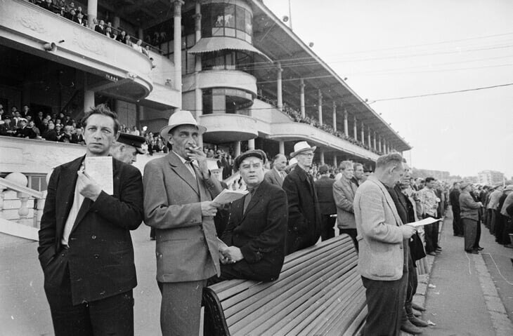 На Московском ипподроме в 1965 году. Фото из открытых источников