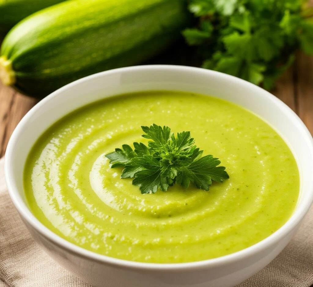 Суп-пюре из кабачков 