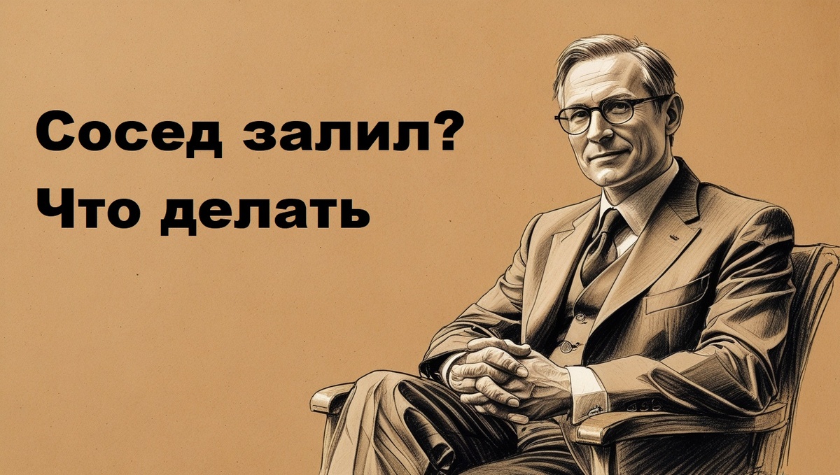Что делать, если сосед залил квартиру