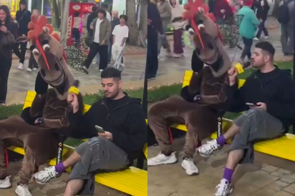    Роман взял интервью даже у ростовой куклы. Ольга МИТЯЕВА