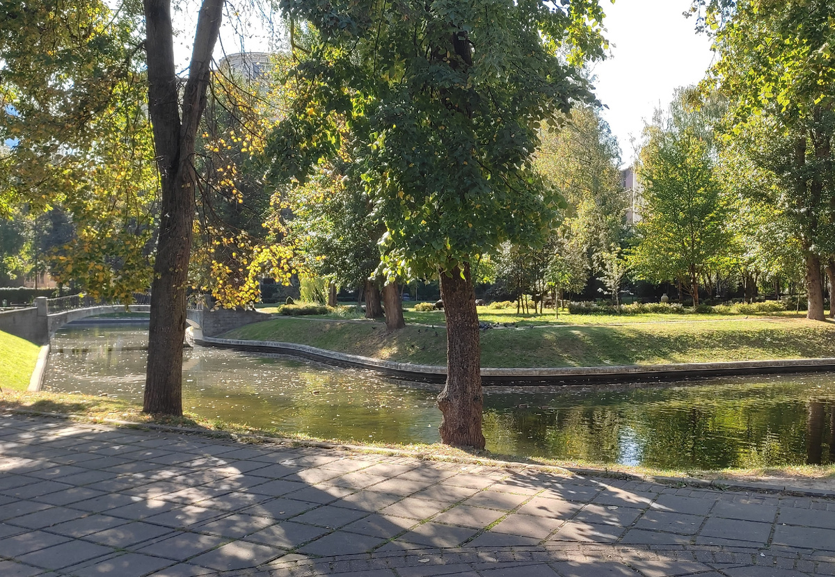 Пруд парковый, Усадьба Трубецких