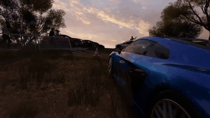 Gif картинка "Отрывок из трейлера игры Forza Horizon 3"