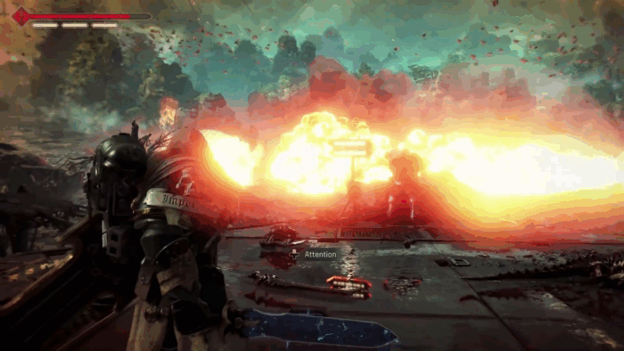 Gif картинка "Отрывок из трейлера игрового процесса игры Space Marine 2"