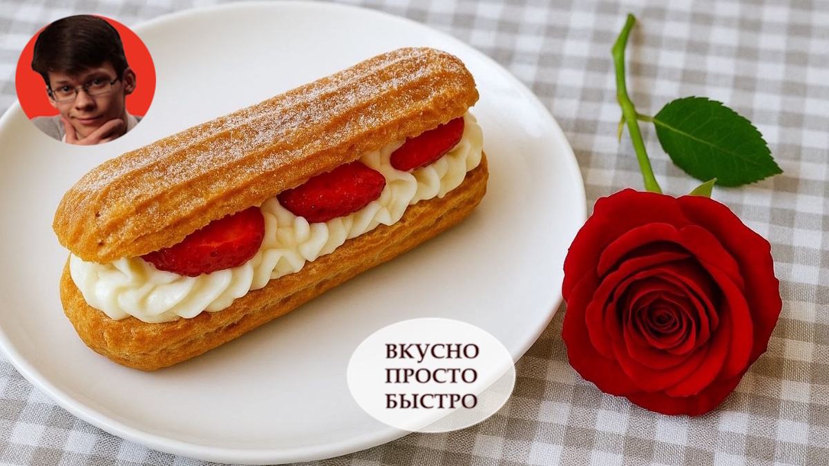 ЛЕГКИЕ, ВОЗДУШНЫЕ, ИДЕАЛЬНЫЕ ЭКЛЕРЫ - Вкусно Просто Быстро